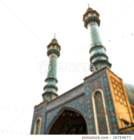 in iran  and old antique mosque    minaret 26784673