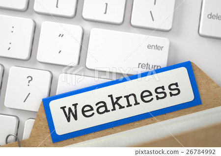 Folder Index with Weakness. 3D. Folder Index with Weakness. 3D. 26784992