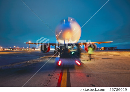 Airport in the night Airport in the night 26786029