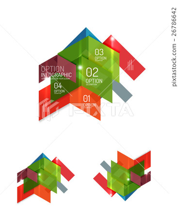 Paper infographic elements Paper infographic elements 26786642