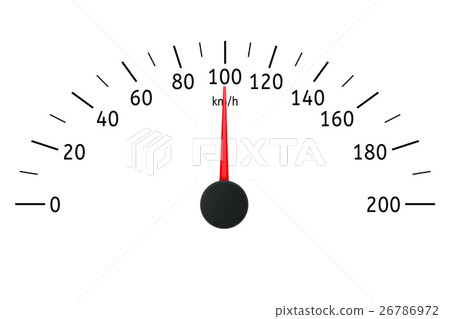 Speedometer. Kilometers per hour 26786972