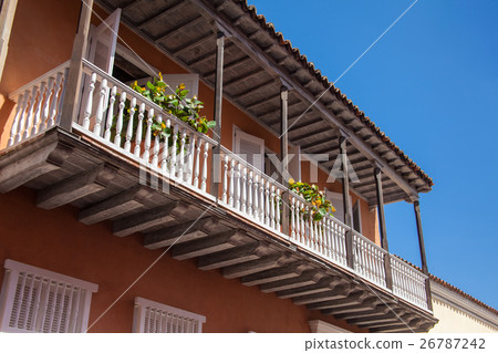 Balcony in Cartagena de Indias 26787242