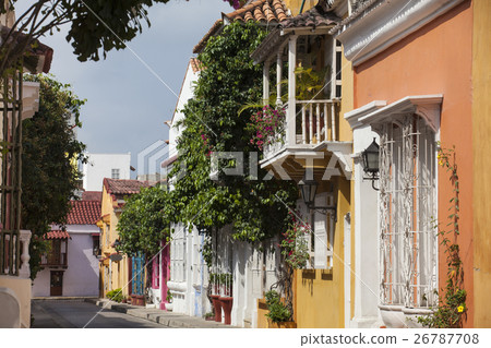Street of Cartagena de Indias 26787708