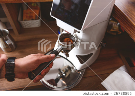 milling of the coffee beans milling of the coffee beans 26788895