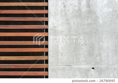 Detail modern concrete facade Detail modern concrete facade 26790095