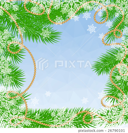 Winter holidays snowy golden background Winter holidays snowy golden background 26790101