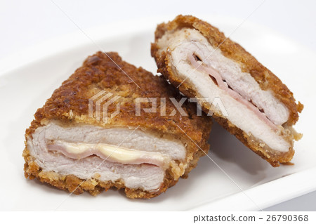 Cordon Bleu on a white dish Cordon Bleu on a white dish 26790368