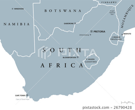 South Africa political map 26790428