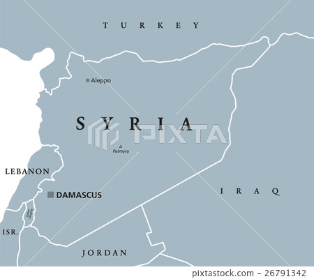 Syria political map 26791342