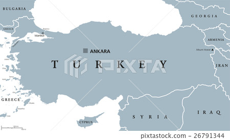 Turkey political map Turkey political map 26791344