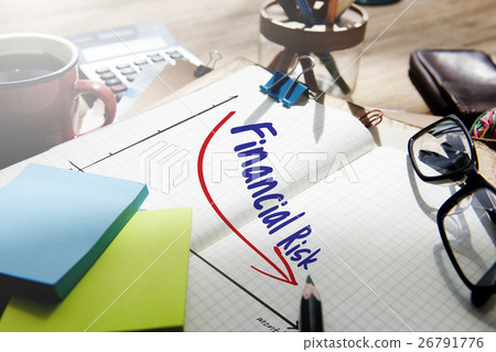 Recession Financial Risk Failure Decrease Concept 26791776