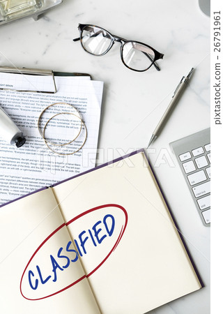 Classified Quality Warranty Service Guarantee Concept 26791961