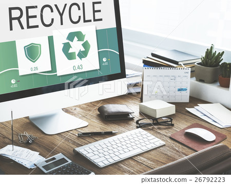 Recycle Eco Environment Icon Concept Recycle Eco Environment Icon Concept 26792223