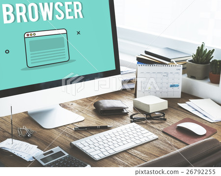 Browser Internet Online Website Search Engine Concept 26792255