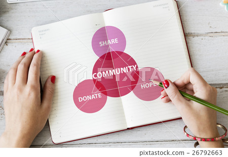 Charity Donations Support Volunteer Welfare Concept 26792663