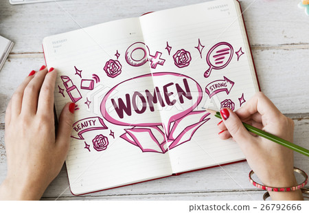 Woman Female Beauty Strong Concept Woman Female Beauty Strong Concept 26792666