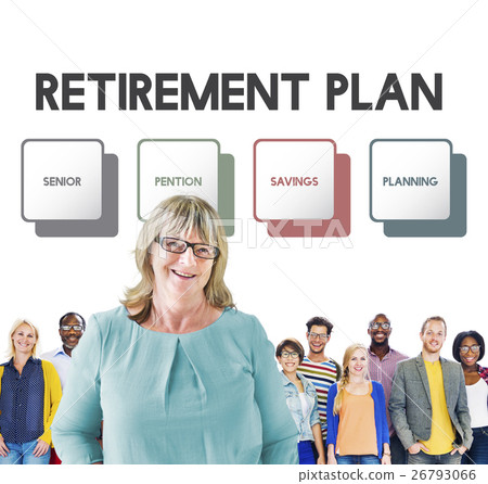 Retirement Plan Budget Investment Concept Retirement Plan Budget Investment Concept 26793066