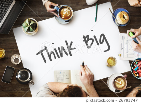 Think Big Goal Target Aspirations Expectation Concept Think Big Goal Target Aspirations Expectation Concept 26793747