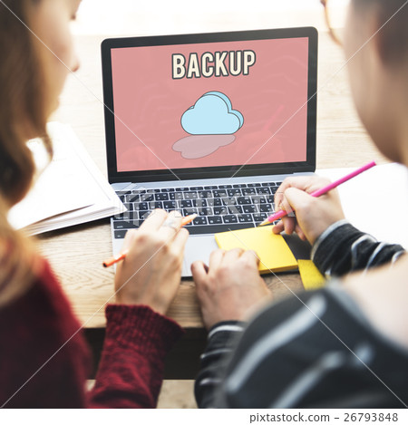 Data Backup Information Technology Concept 26793848