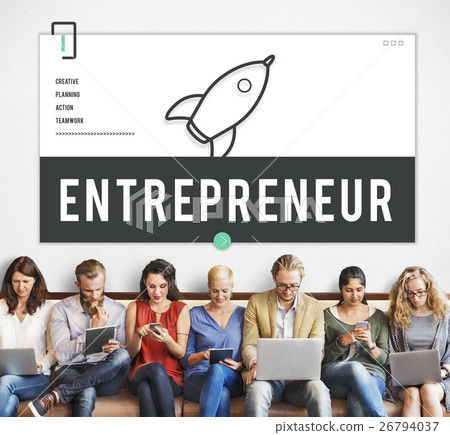 Business Rocket Ship Icon Graphic Concept Business Rocket Ship Icon Graphic Concept 26794037