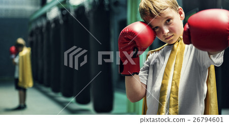 Superhero Champion Boxer Boy Strength Fighter Concept Superhero Champion Boxer Boy Strength Fighter Concept 26794601