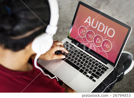 Multimedia Buttons Icons Interface Concept Multimedia Buttons Icons Interface Concept 26794853