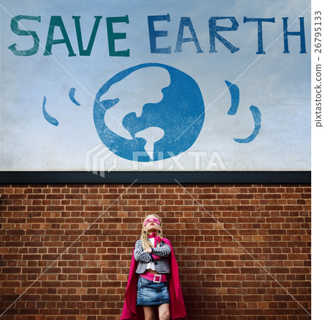 Earth Day Globe Icon Concept 26795133