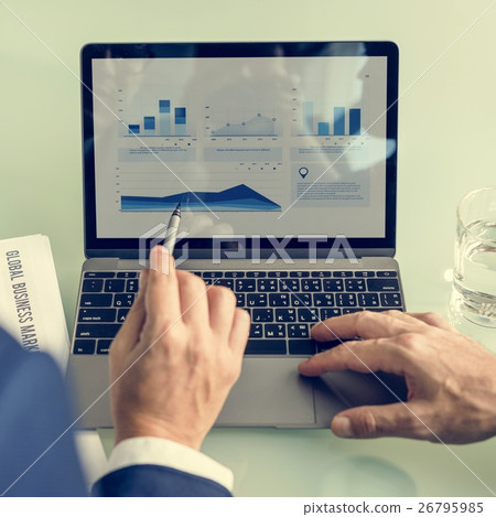 Business Brainstorming Graph Chart Report Data Concept 26795985