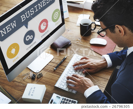 New Business Startup Entrepreneur Objective Concept 26796305