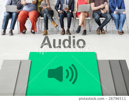 Audio Podcast Music Multimedia Broadcast Concept 26796511