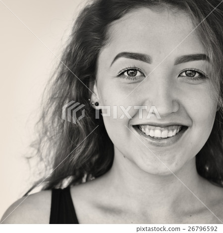 Woman Confident Happiness Lifestyle Concept Woman Confident Happiness Lifestyle Concept 26796592