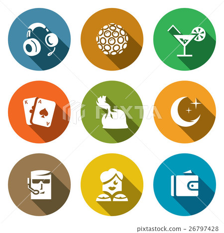 Vector Set of Night Club Icons. Vector Set of Night Club Icons. 26797428