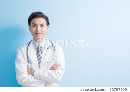 Male doctor smile to you Male doctor smile to you 26797509