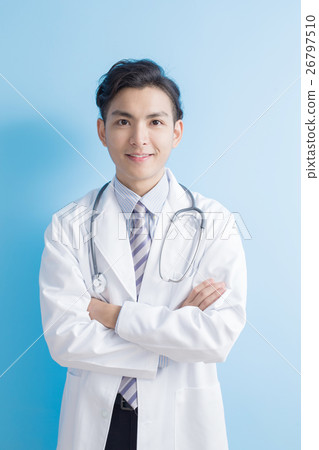 Male doctor smile to you Male doctor smile to you 26797510