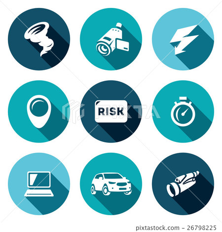 Vector Set of Tornado Icons.  26798225