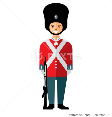 Vector British guardsman.  26798308