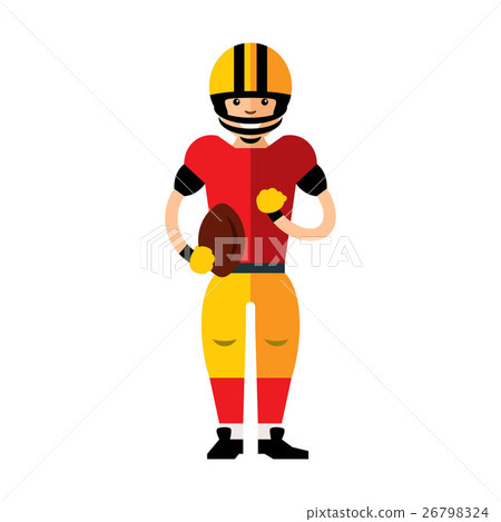 Vector american football player. Vector american football player. 26798324