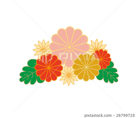 Japanese HUGO flower illustration 26799728