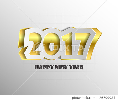 Happy new 2017 year. Greetings card. Happy new 2017 year. Greetings card. 26799981