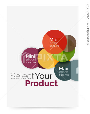 Business cover brochure design with select option 26800598