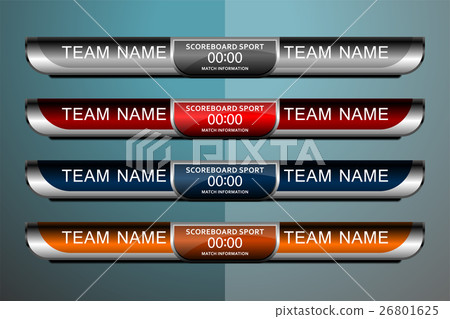 scoreboard game football 26801625