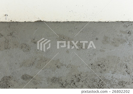 wet cement texture in building construction site 26802202