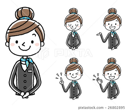 Business woman: set, variation Business woman: set, variation 26802895