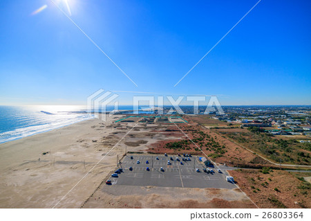 Aerial photographs of Kutukuri-cho Karuta beach near Sanbu-gun 26803364