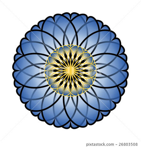 Japanese pattern, Japanese style image, Wreath Illustration 26803508