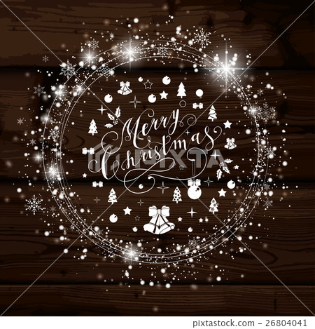 The circle of snowflakes 26804041