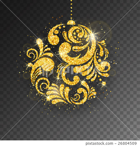 Vector Christmas New Year greeting card with Vector Christmas New Year greeting card with 26804509