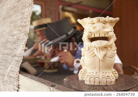 沖繩夫婦旅行Soki蕎麥麵shisa 沖繩夫婦旅行Soki蕎麥麵shisa 26804739