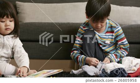 Cute little brother sister Cute little brother sister 26805958