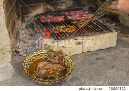 roasting fresh meat roasting fresh meat 26806182